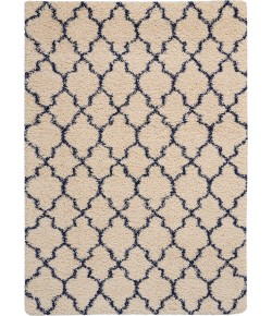 Nourison Amore - Amor2 Ivory Blue Area Rug 5 ft. 3 X 7 ft. 5 Rectangle