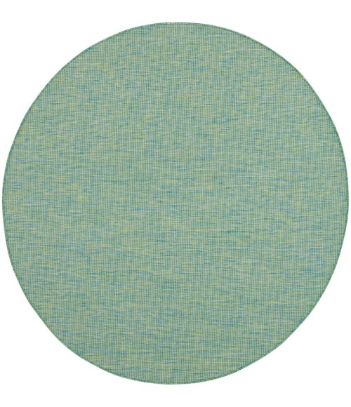 Nourison Positano Round Area Rug POS01-Blue/Green