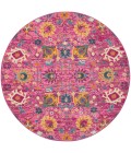 Nourison Passion Area Rug PSN01 Fuchsia 4' Round