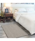 Nourison Courtyard Area Rug COU01 Ivory Charcoal 3' x 5'