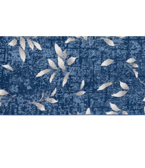 Calvin Klein River Flow Area Rug RFV03 Navy Ivory