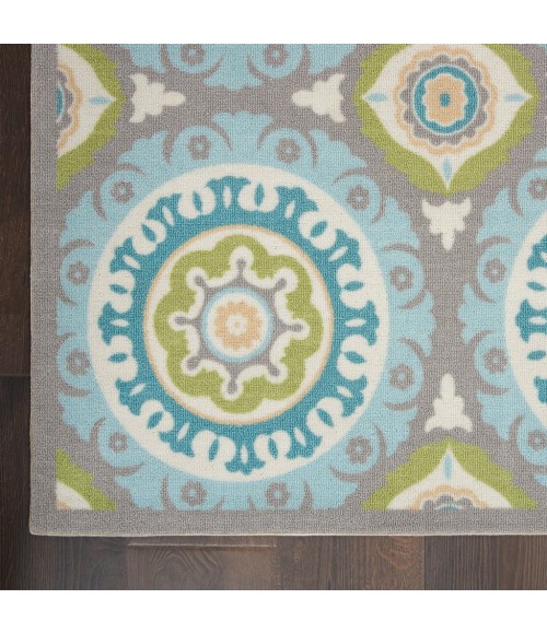 Nourison SUN N' SHADE Area Rug Waverly Sun N' Shade Area Rug SND16-Jade