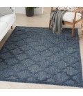 Nourison Easy Care Area Rug NES01 Navy Blue