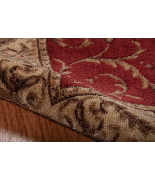 Nourison Somerset Round Area Rug ST02-Red