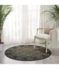 Nourison 2020 Round Area Rug NR201-Steel