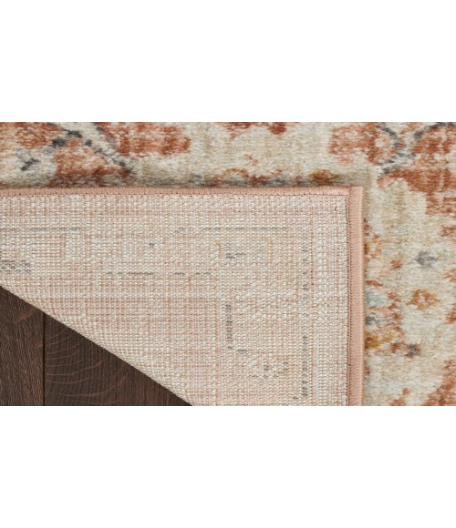 Nourison Oushak Home Rust OUS01 5 ft. 5 in. X 7 ft. 3 in. Rectangle Rug