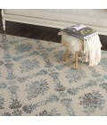 Nourison Tranquil Area Rug TRA09-Ivory/Turquoise