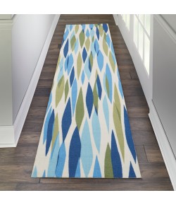 Nourison Wav01/Sun & Shade - Snd01 Seaglass Area Rug 2 ft. 3 X 8 ft. Rectangle