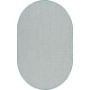 Nourison Courtyard Ivory Aqua COU01 5 ft. X 8 ft. Oval Rug