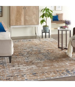 Nourison Ki25 Malta - Mai05 Taupe Area Rug 9 ft. X 12 ft. Rectangle