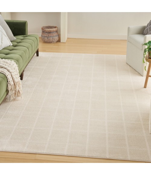 Nourison Serenity Home Ivory Cream SRH05 10 ft. X 14 ft. Rect. Rug