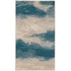 Nourison Home Maxell MAE06 Ivory/Teal 2 ft. 2 in. X 3 ft. 9 in. Area Rug
