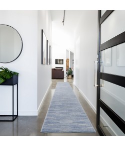 Nourison Essentials - Nre01 Blue Grey Area Rug 2 ft. 2 in. X 20 ft. Runner