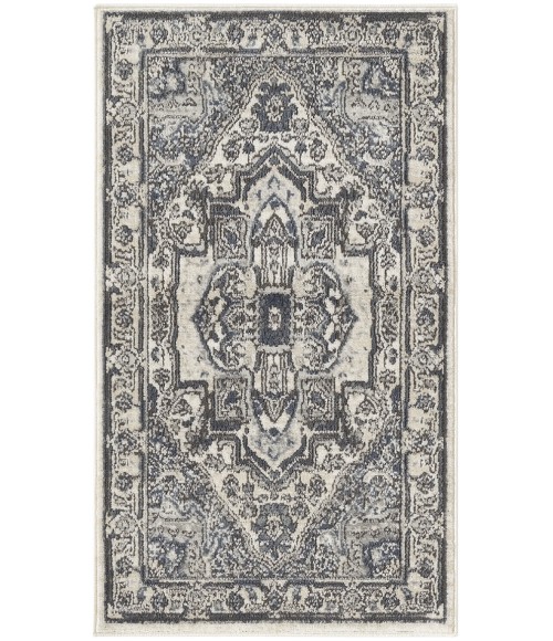 Nourison Concerto Ivory Navy CNC18 2 ft. 2 in. X 3 ft. 9 in. Rect. Rug