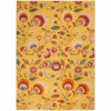 Nourison Allur - Alr08 Yellow Multicolor Area Rug 5 ft. 3 X 7 ft. 3 Rectangle