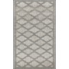 Nourison Easy Care Silver Grey NES01 2 ft. X 6 ft. Rectangle Rug