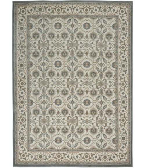Nourison GRAND VILLA Area Rug Kathy Ireland Grand Villa Area Rug KI83-Lt Grey