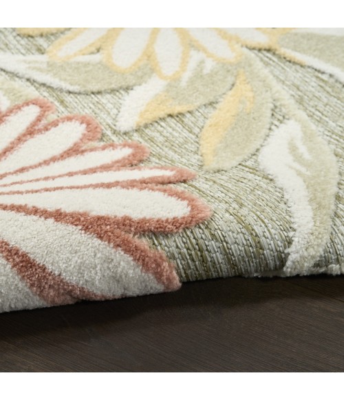 Nourison Aloha Sage Rose ALH33 7 ft. 10 in. X 10 ft. 6 in. Rect. Rug