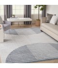 Nourison Astra Machine Washable Area Rug ASW03 Ivory Blue