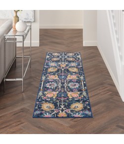 Nourison Passion - Psn01 Navy Area Rug 1 ft. 10 in. X 6 ft. Runner