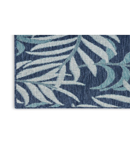 Nourison Garden Oasis Navy Rug GOA01 9 ft. X 12 ft. Rectangle - Rugs Town Nourison Garden Oasis Navy GOA01 9 ft. X 12 ft. Rectangle Rug
