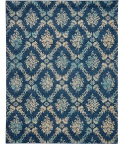 Nourison Tranquil(Traql) - Tra09 Navy Light Blue Area Rug 8 ft. 10 X 11 ft. 10 Rectangle