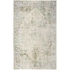 Nourison Astra Machine Washable Blue Green ASW12 6 ft. 7 in. X 9 ft. Rectangle Rug