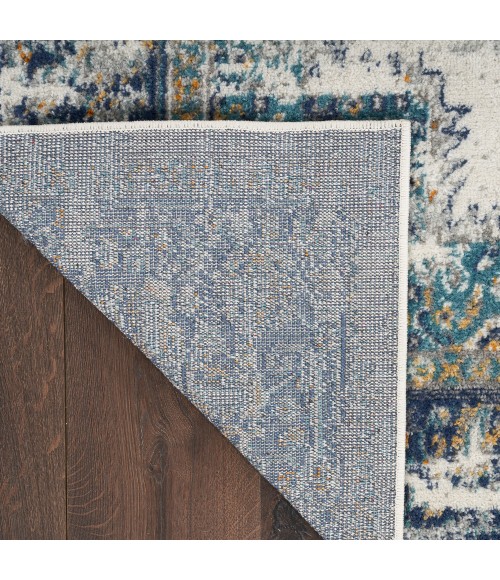 Nourison Passion Area Rug PSN03 Ivory/Grey/Blue