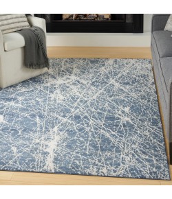 Nourison Splendid Navy Ivory SLD02 5 ft. 3 in. X 7 ft. 3 in. Rect. Rug