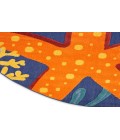 Nourison Aloha Navy Multicolor ALH24 7 ft. 10 in. Round Rug