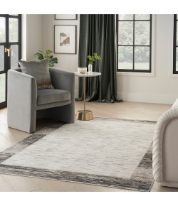 Nourison Desire - Dsr02 Grey Black Area Rug 5 ft. 3 in. X 7 ft. 3 in. Rectangle