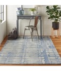 Nourison Symmetry Area Rug SMM04-Blue/Grey