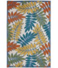 Nourison Aloha Area Rug ALH18 Ivory/Multi 2'8" x 4'