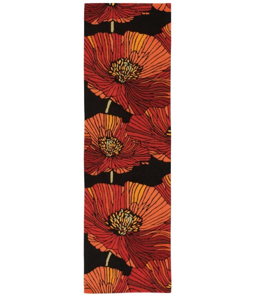 Nourison Fantasy Runner Area Rug FA24-Black
