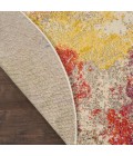 Nourison CELESTIAL Area Rug Nourison Celestial Round Area Rug CES12-Ivory/Multicolor