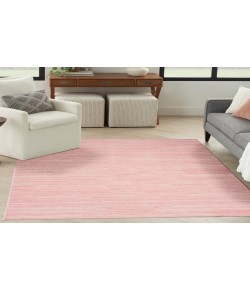 Nourison Washable Essentials Pink WAE01 5 ft. 3 in. X 7 ft. 3 in. Rectangle Rug