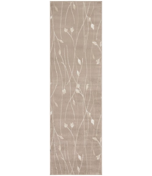 Nourison Grafix Beige GRF15 2 ft. X 6 ft. Rect. Rug