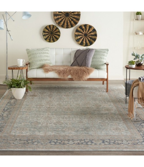 Nourison MALTA Area Rug kathy ireland Home Malta Area Rug MAI10-Cloud