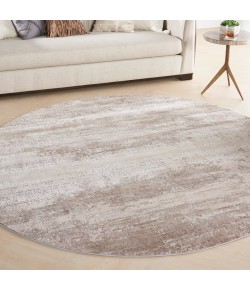Nourison Rustic Textures - Rus03 Beige Area Rug 7 ft. 10 in. Round