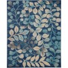 Nourison Tranquil(Traql) - Tra03 Navy Area Rug 8 ft. X 10 ft. Rectangle