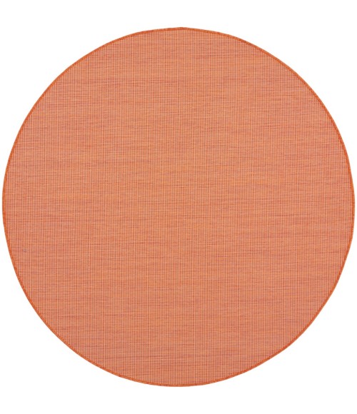 Nourison Positano Round Area Rug POS01-Terracotta