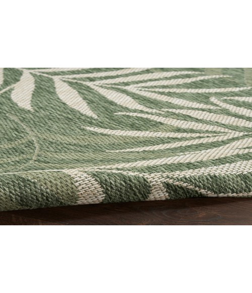 Nourison Garden Oasis Green Ivory Rug GOA01 9 ft. X 12 ft. Rectangle - Rugs Town Nourison Garden Oasis Green Ivory GOA01 9 ft. X 12 ft. Rectangle Rug