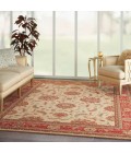 Nourison Living Treasures Area Rug LI04-Ivory/Red