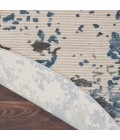 Rustic Textures Area Rug Nourison Rustic Textures Area Rug RUS08 Grey/Blue 7'10" Round