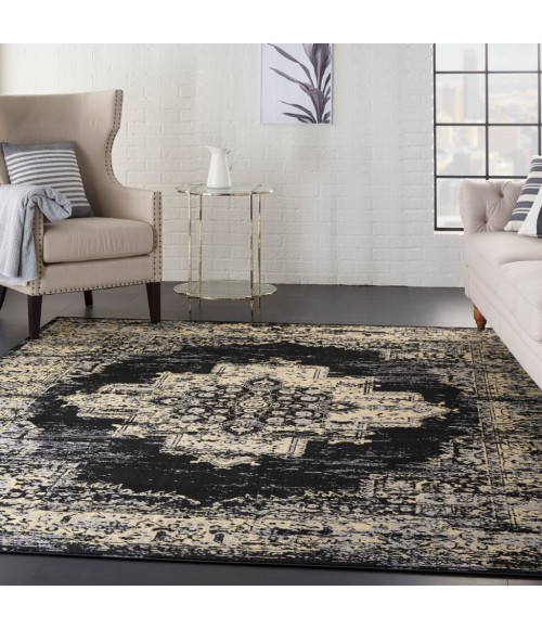 Nourison Grafix Area Rug GRF14-Black