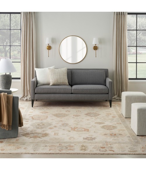 Nourison Whispers Cream WHP02 8 ft. X 10 ft. Rect. Rug