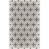 Nourison Home Nourison Essentials Ivory Black NRE04 4 ft. X 6 ft. Rectangle Rug