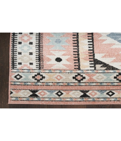 Nourison Washable Decor Ivory Multicolor Rug WSD04 5 ft. 3 in. X 7 ft. Rectangle - Rugs Town Nourison Washable Decor Ivory Multicolor WSD04 5 ft. 3 in. X 7 ft. Rectangle Rug