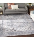 Nicole Curtis Machine Washable Series 1 Area Rug SR104 Black 9' x 12'