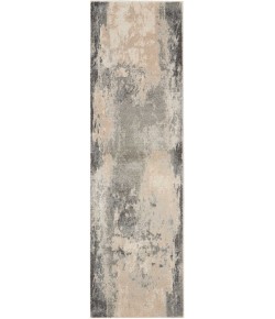Nourison Maxell - Mae13 Ivory Grey Area Rug 2 ft. 2 X 7 ft. 6 Rectangle